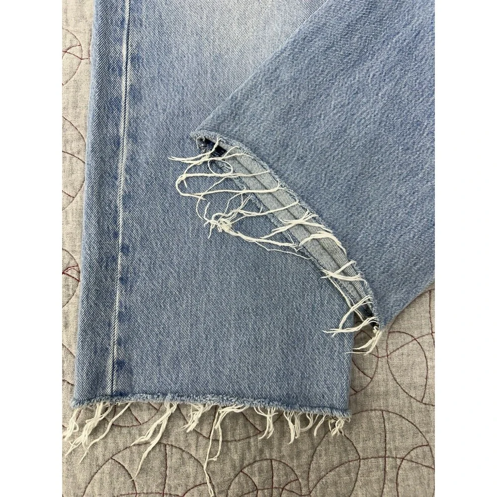 Levi's Premium‎ 501' 93 Pride Denim Jeans Men's 38x32 Blue Distressed Straight